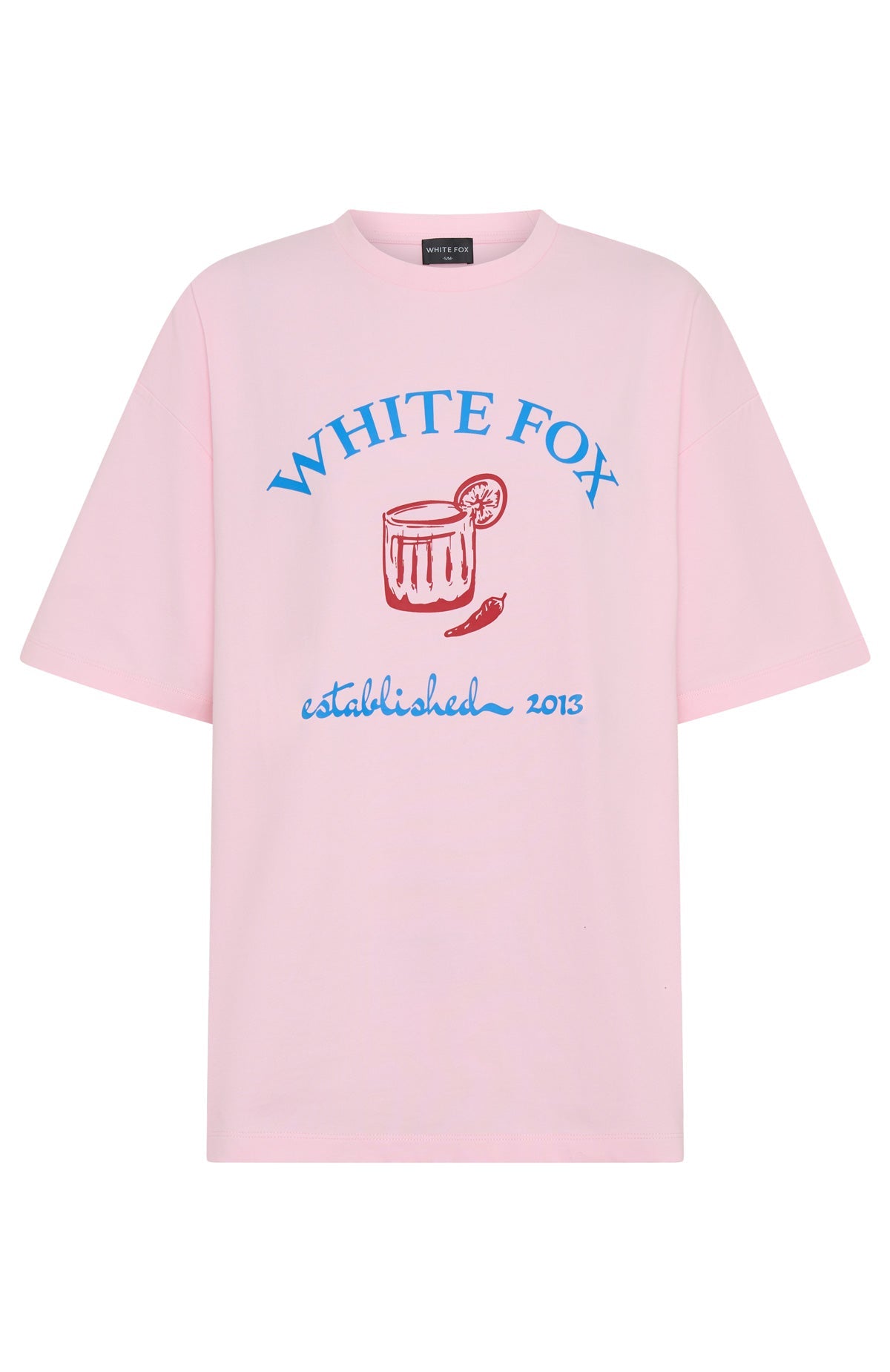 Make It Spicy Oversized Tee Pink