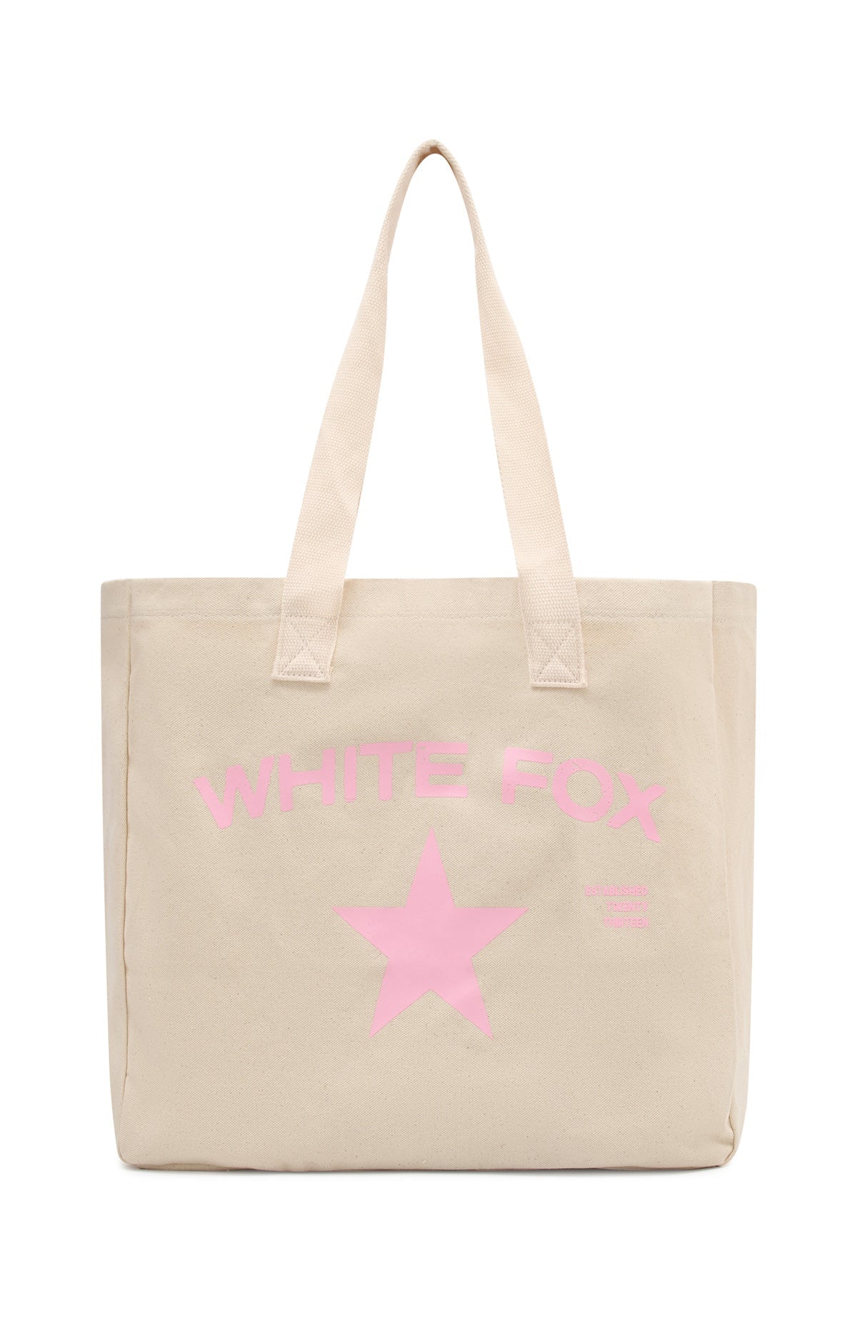 Never Wrong Tote Bag Natural/Pink