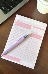 On The Dotted Line A5 Daily Planner Pink
