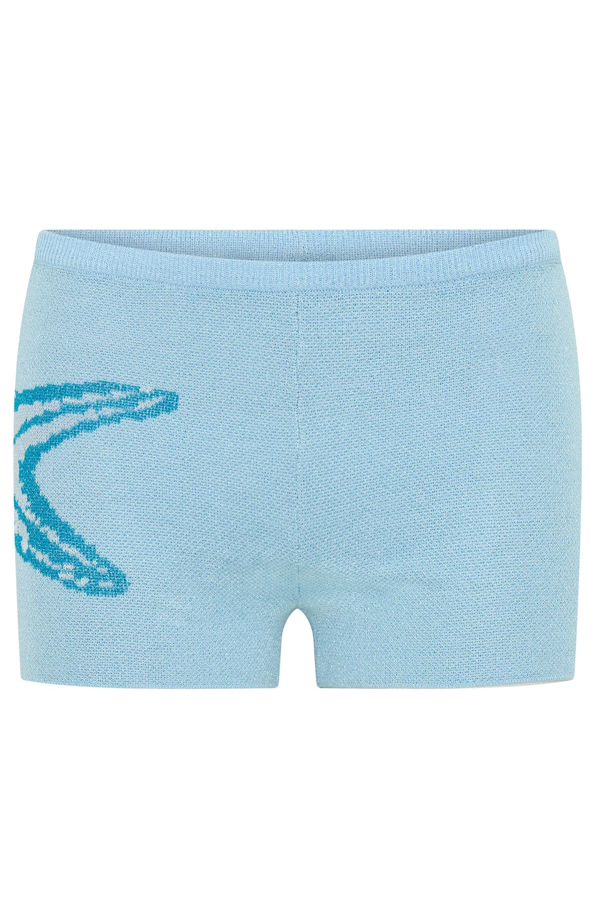 She's A Star Knit Shorts Azure