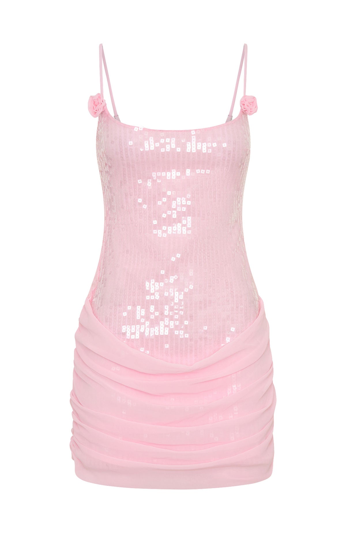 Studio Starlet Sequin Mini Dress Baby Pink