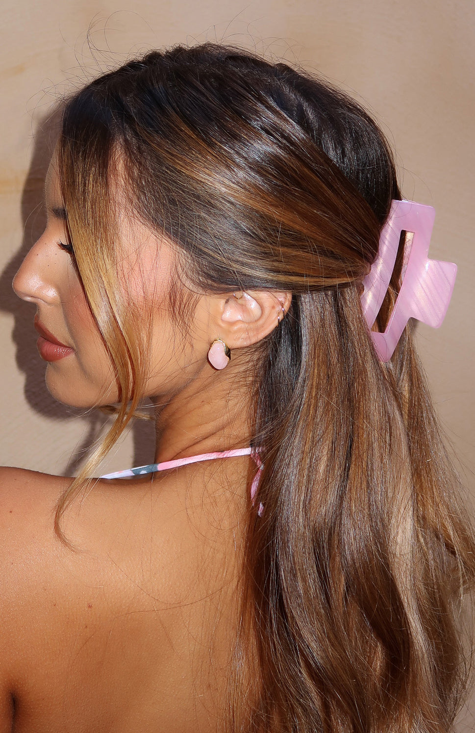 Brandi Hair Clip Pink