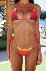 Golden Hour Bikini Top Horizon Ombre