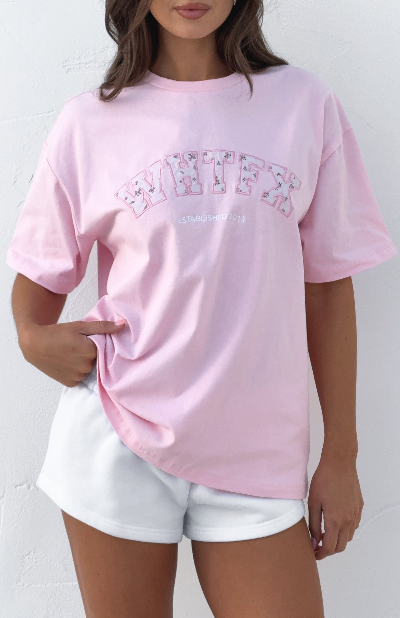 Sweet Sweet Moments Oversized Tee Pink