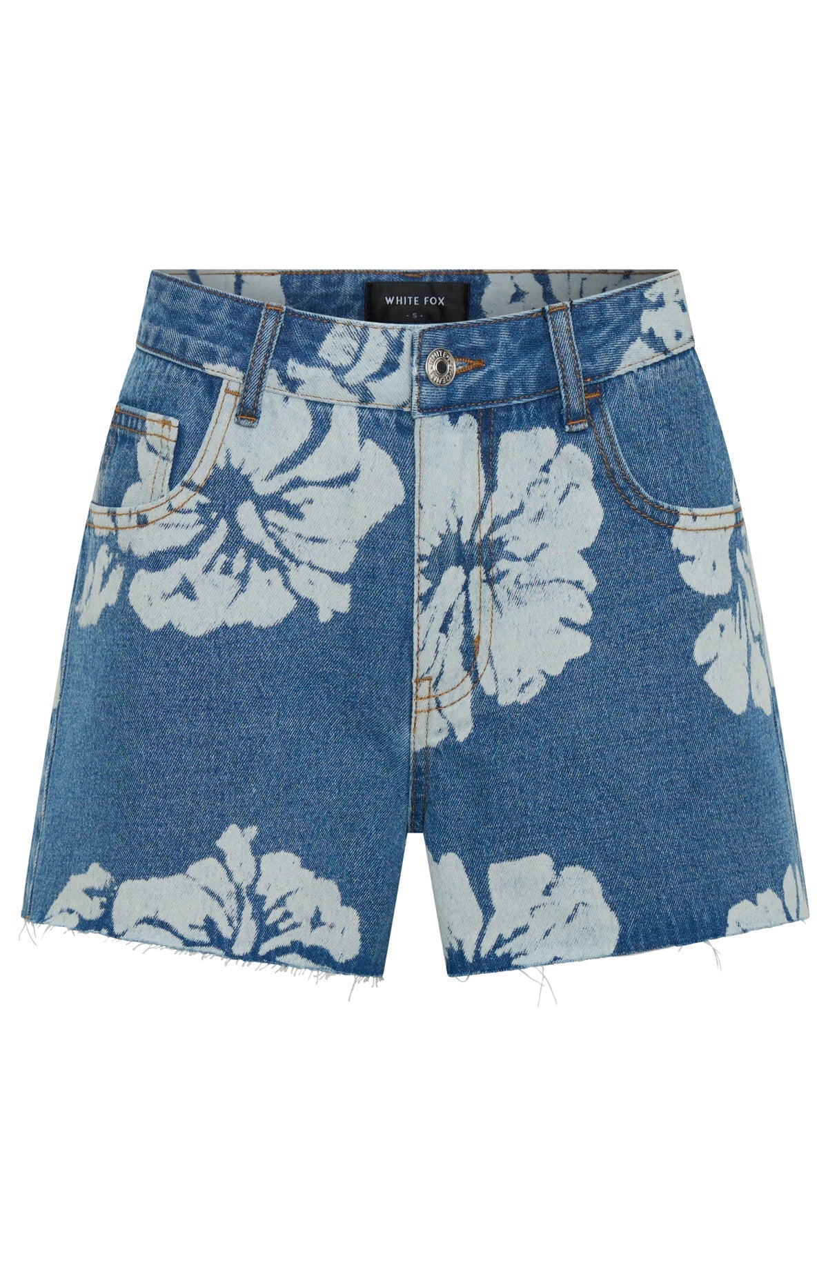 Take Me Home Denim Shorts Flower Print