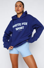 Winning Team Oversized Hoodie Electric Blue