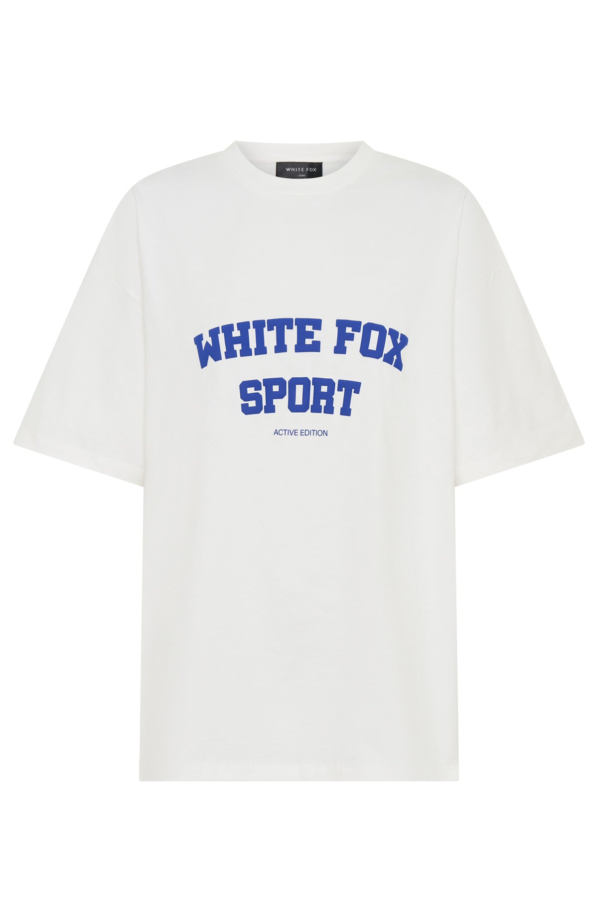 Winning Team Oversized Tee White/Electric Blue