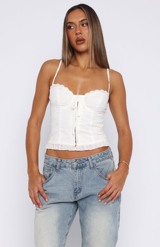 Join The Team Bustier White